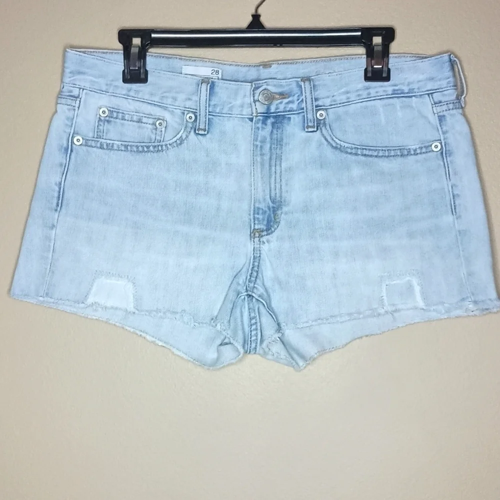 Gap Distressed Slim Shorts